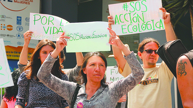Probable cierre de organización ambiental en Ecuador