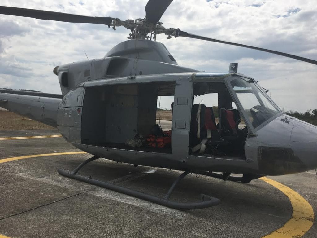 Helicópteros enviados desde México