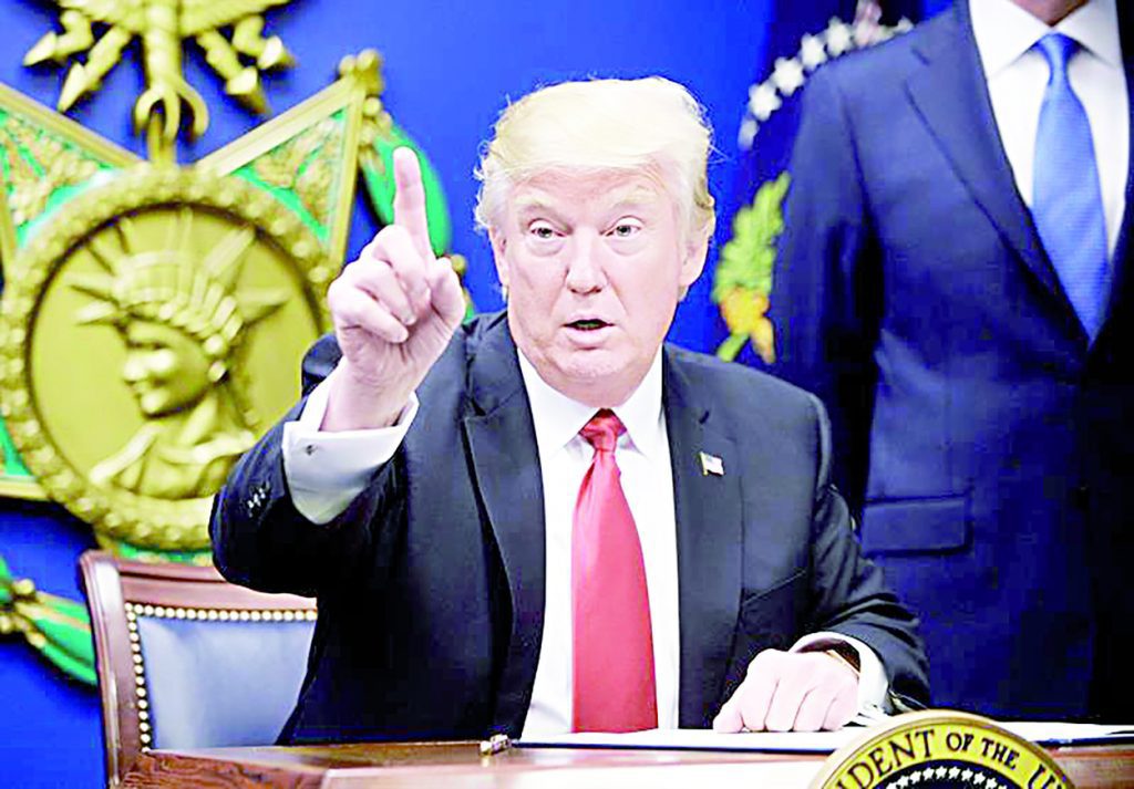Donald Trump presidente de los Estados Unidos