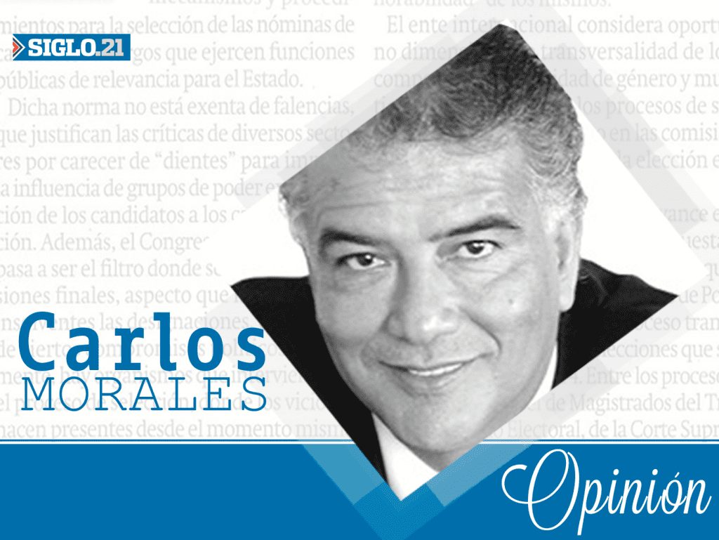 Construyendo ciudadanía para una real nueva política 1 COLUMNA CARLOS MORALES
