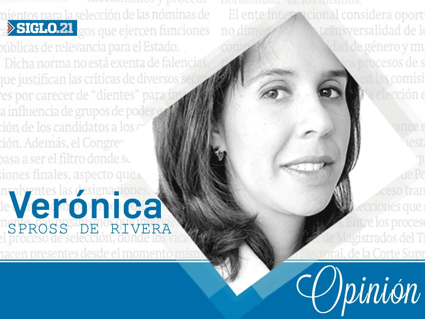 COLUMNA VERONICA SPROSS DE RIVERA