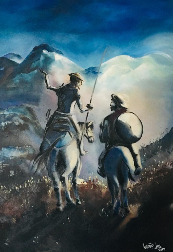 Don Quijote y su Escudero