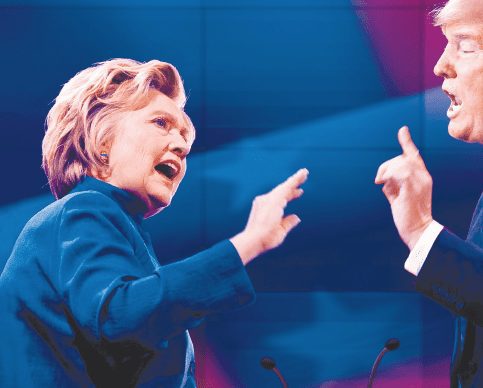 Ven reñido el voto final entre Clinton y Trump