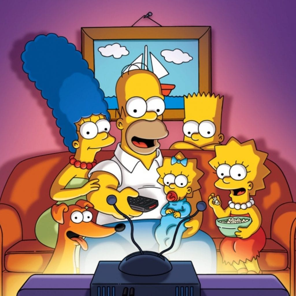 ¿Cuánto tiempo tomaría ver las mejores series de TV? 1 Los Simpson