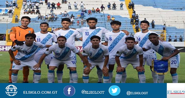 Fotógrafía de la Selección sub-20 de guatemala año 2022