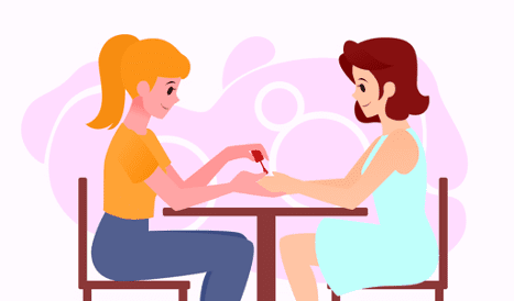 ¿Como hacer el logotipo de una manicure? 4 Como hacer un manicure