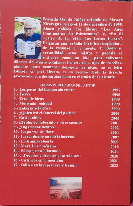 Presentación de dos libros: Los años continuaron su psicorumbo y En el teatro de la vida, las letras lloran 3 image 4