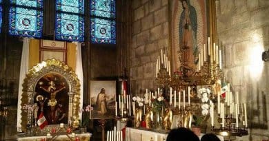 La Guadalupana en Notre Dame