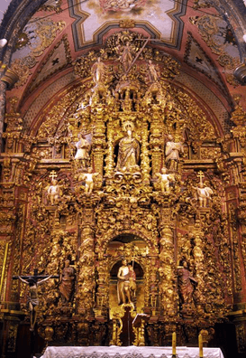 IGLESIAS Y CONVENTOS DE BADAJOZ 4 Retablo Maor S XVIII del la Catedral de San Juan 1
