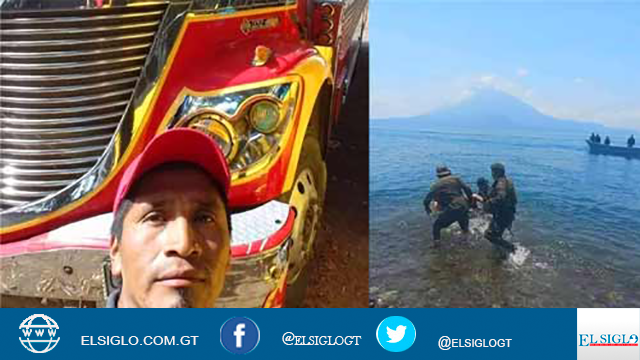 Hombre ahogado en Atitlán.