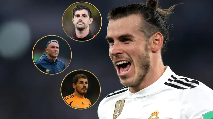 Gareth Bale vistiendo el uniforme del Real Madrid.