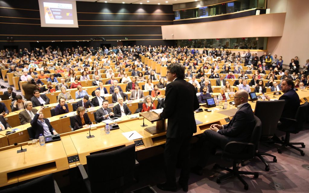 Carles Puigdemont al Parlament Europeu