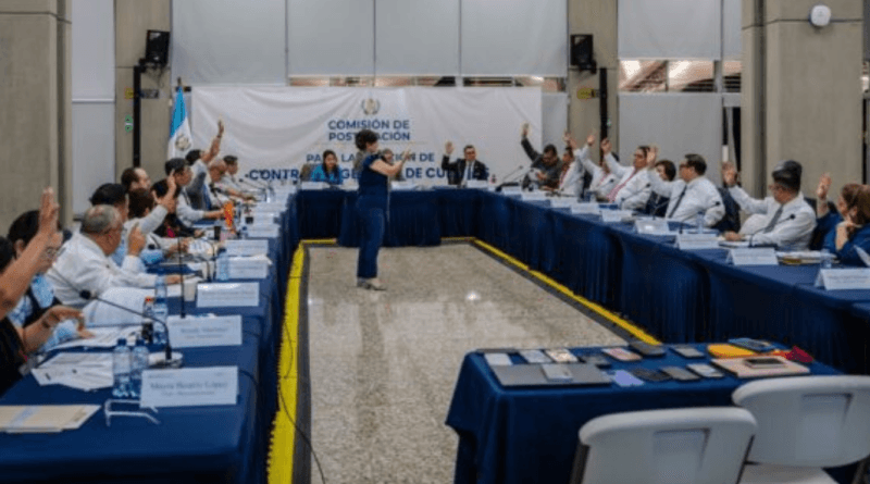 terna que evalua a los participantes para Contralor General de Cuentas